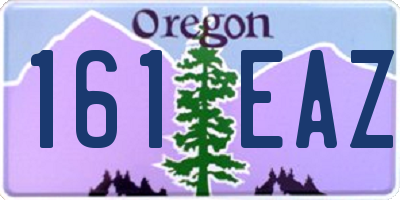 OR license plate 161EAZ