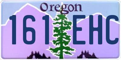 OR license plate 161EHC