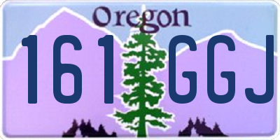 OR license plate 161GGJ