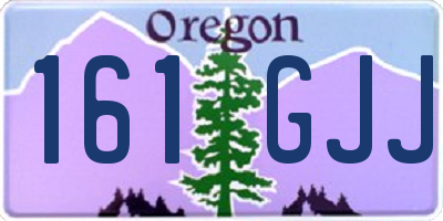 OR license plate 161GJJ