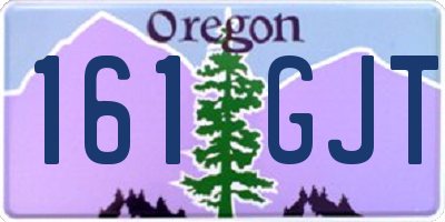 OR license plate 161GJT