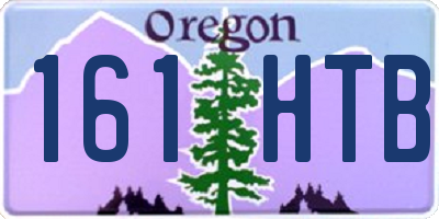 OR license plate 161HTB