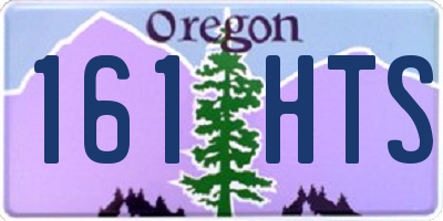 OR license plate 161HTS