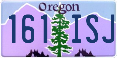 OR license plate 161ISJ