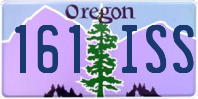 OR license plate 161ISS