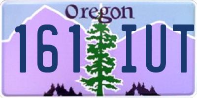 OR license plate 161IUT
