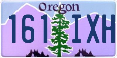 OR license plate 161IXH