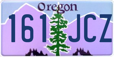 OR license plate 161JCZ