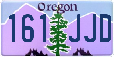 OR license plate 161JJD