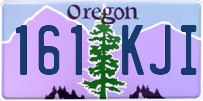 OR license plate 161KJI