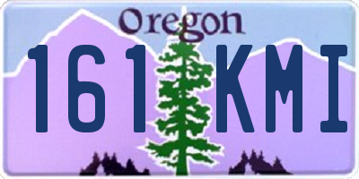 OR license plate 161KMI