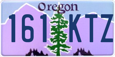 OR license plate 161KTZ