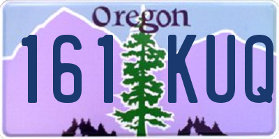 OR license plate 161KUQ