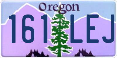 OR license plate 161LEJ