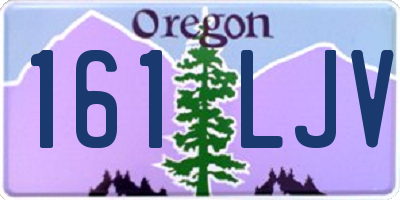 OR license plate 161LJV