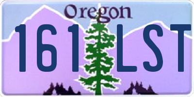 OR license plate 161LST