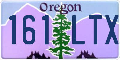 OR license plate 161LTX
