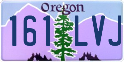 OR license plate 161LVJ