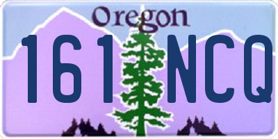 OR license plate 161NCQ