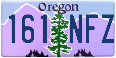 OR license plate 161NFZ