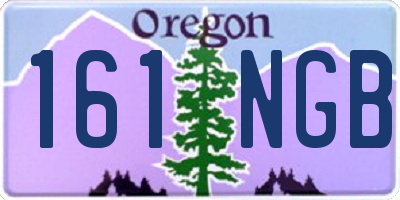 OR license plate 161NGB