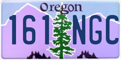 OR license plate 161NGC
