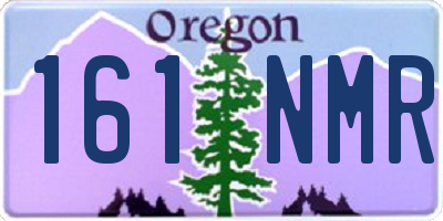 OR license plate 161NMR