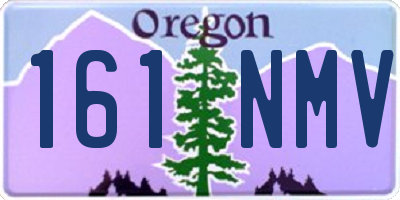 OR license plate 161NMV