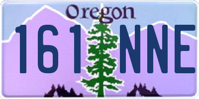 OR license plate 161NNE
