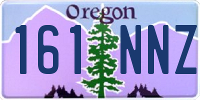 OR license plate 161NNZ