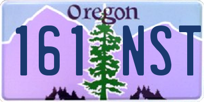 OR license plate 161NST