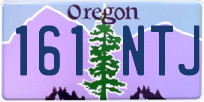 OR license plate 161NTJ