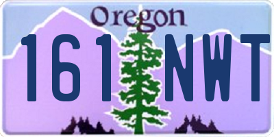 OR license plate 161NWT