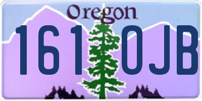 OR license plate 161OJB
