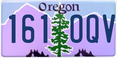 OR license plate 161OQV