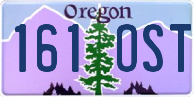 OR license plate 161OST