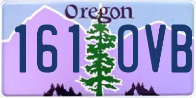 OR license plate 161OVB