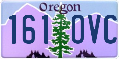 OR license plate 161OVC