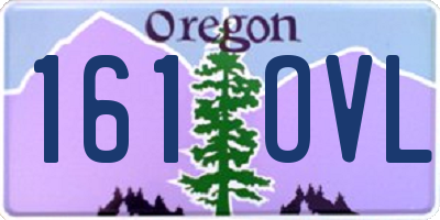 OR license plate 161OVL
