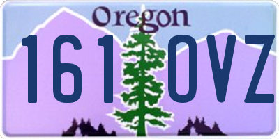 OR license plate 161OVZ