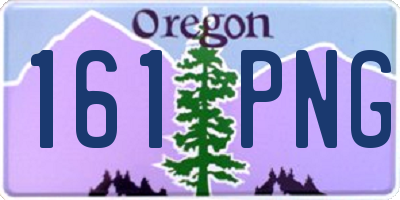 OR license plate 161PNG