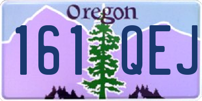 OR license plate 161QEJ