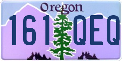 OR license plate 161QEQ