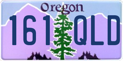 OR license plate 161QLD