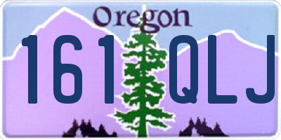 OR license plate 161QLJ