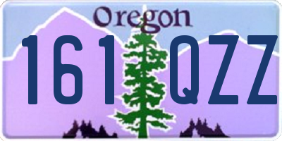 OR license plate 161QZZ