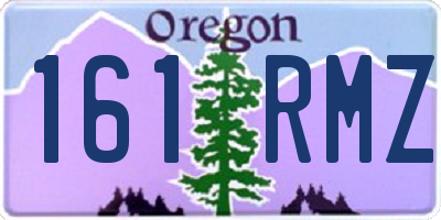 OR license plate 161RMZ