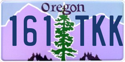 OR license plate 161TKK