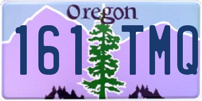 OR license plate 161TMQ