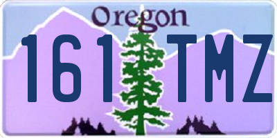OR license plate 161TMZ